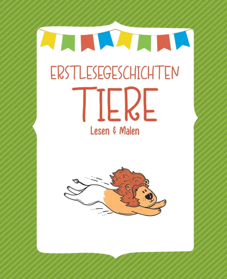 Buchcover: Erstlesegeschichten Tiere. Lesen und Malen