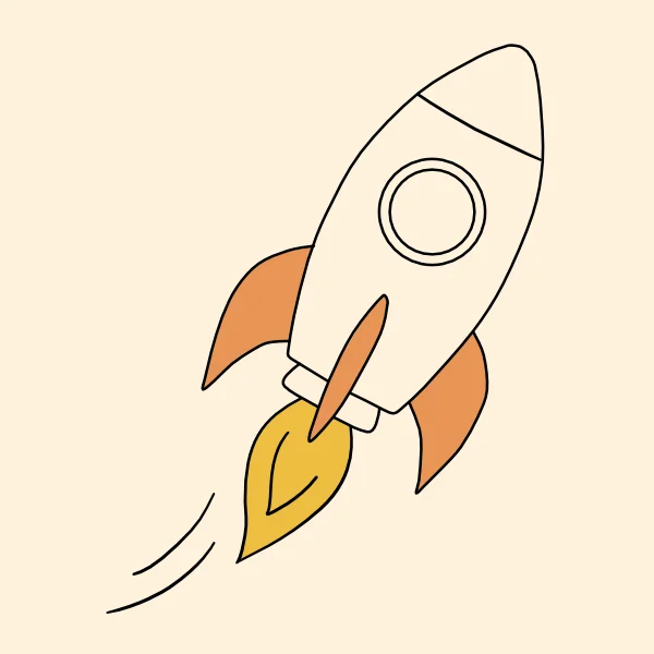 Rakete – Symbolbild schnell flüssig lesen lernen